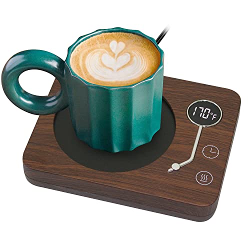  Offee Mug Warmer, CEROBEAR Mug Warmer For Desk 3 Temperature Control 130℉/150℉/170℉, Cup Warmer With Auto Shut Off For Coffee Milk Tea Beverage