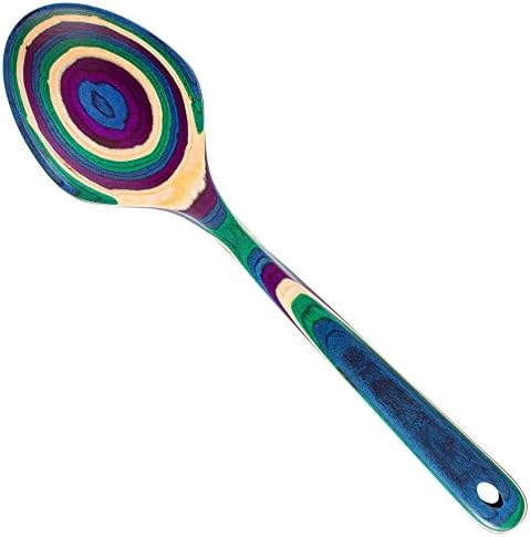  Ique Mumbai Collection 8" Spreading Knife In Colored Birch Wood