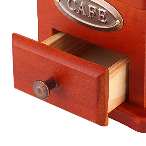 Mini Vintage Hand-Cranked Manual Coffee Grinder Washable Mini Hand Crank Coffee Bean Grinding Machine Kitchen Supply Home Supplies For Home Office Coffee Espresso