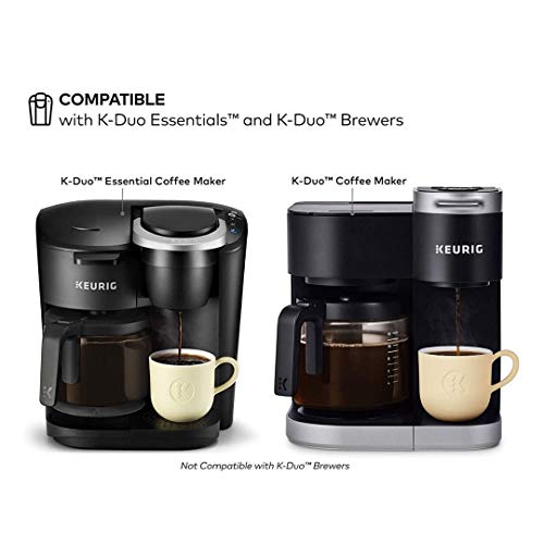  Reusable Keurig K Duo Coffee Filter Only For K-Duo Essentials And K-Duo Brewers Machine, Reusable Mesh Ground Coffee Basket By Geesta