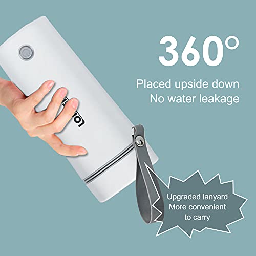  Portable Travel Electric Kettle For Home 110V Mini Electric Heating Cup Fast Boil Hot Water Boiler Stainless Steel Bottle Anti-Spill Leak Proof Auto Shut-Off Making Tea Coffee