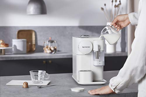 Nespresso Lattissima One Coffee And Espresso Maker By De'Longhi, 1000 Milliliters, Porcelain White