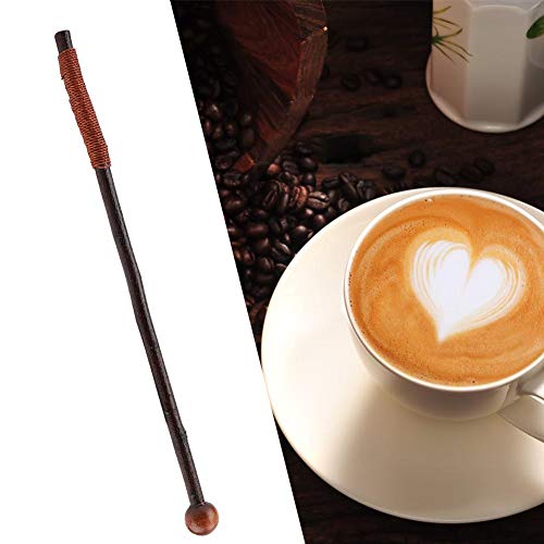  TOPINCN Coffee Stirrer Wooden Japanese Style Vintage Reusable Stirring Stick For Cocktail Milk Coffee Drinks Bar Stirring Tools Accessory Barware