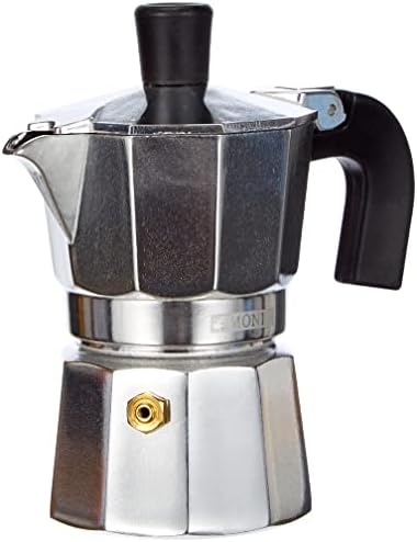  M620001 Monix Vitro Express 1 Cup Coffee Maker, Silver
