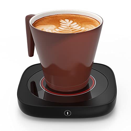  Coffe Mug Warmer,Electric Cup Warmer Electric Beverage Warmer,Mug Warmer Coffee Warmer With 3 Temperature Settings,Coffee Warmer For Desk Auto Shut Off,Mug Heater Coffee Heater For Desk,Tea Warmer