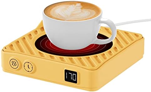  Coffee Mug Warmer With Auto Off Timer, Coffee Cup Warmer For Desk With Auto ON/Off, Coffee Warmer For Desk Auto Shut Off With 3-Temp Settings, Electric Coffee Cup Warmer, Wax Warmer, Warm Gift