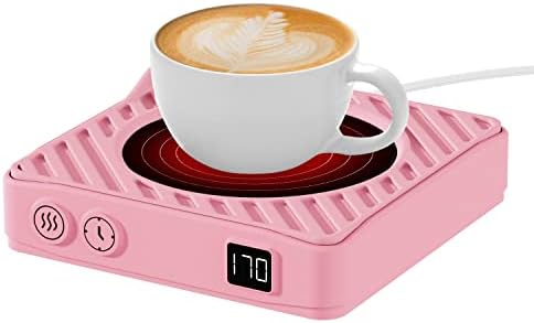  Coffee Mug Warmer With Auto Off Timer, Coffee Cup Warmer For Desk With Auto ON/Off, Coffee Warmer For Desk Auto Shut Off With 3-Temp Settings, Electric Coffee Cup Warmer, Wax Warmer, Warm Gift