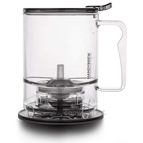  NEW HandyBrew Loose Leaf Tea Steeper Tea Brewer Tea Maker Loose Tea Strainer Tea Infuser, Safe BPA-Free Plastic Hassle-Free Ways Make Tea, 17 Fl Oz.
