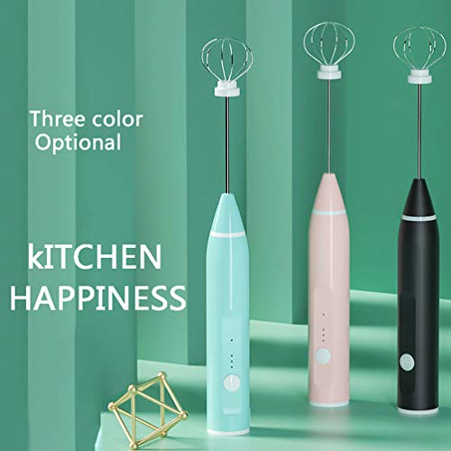  Rechargeable Milk Frother Handheld Electric Foam Maker With Stainless Whisk 3 Speed For Bulletproof Coffee Latte Cappuccino Hot Chocolate Matcha Stirrer Blender