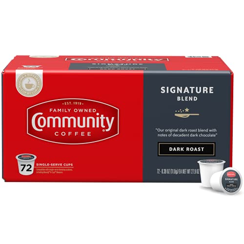  Signature Blend 72 Count Coffee Pods, Dark Roast, Compatible With Keurig 2.0 K-Cup Brewers, 12 Count (Pack Of 6)