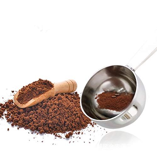  Coffee Scoop Dual Purpose Stainless Steel Multi Function Table Spoon For Espresso Scooper Measuring And Tamping (15ml)