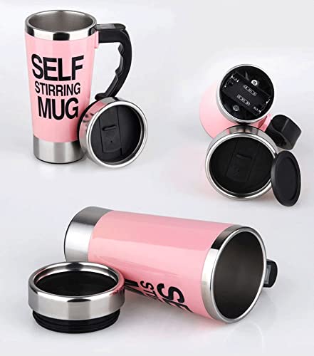  Self Stirring Mug Stainless Steel Automatic Mixing Cup Lazy Smart Mixer For Blender Cup For Coffee Milk Protein Powder Office