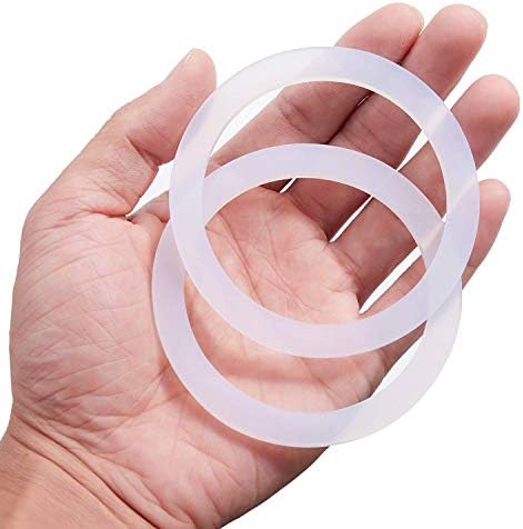  8 Pcs Replacement Spare Food Grade Silicone (Better Than Rubber) Gasket Seal Ring For Aluminium Stovetop Coffee Maker Pots Moka Express Dama Bialetti 9 Cups.