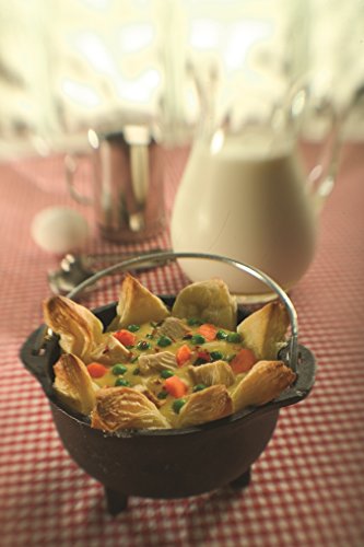 Lodge Country Kettle, Cast Iron, 1 Pint, Black