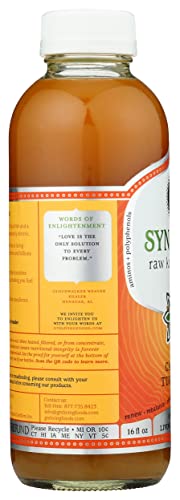  S Enlightened Synergy Organic And Raw Kombucha, Tantric Turmeric, 16 Oz