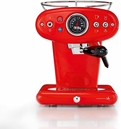 Illy X1 Espresso Machine, 13 X 9.8 X 10.60, Red