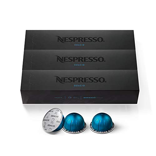 Nespresso Capsules VertuoLine, Intenso, Dark Roast Coffee, Coffee Pods, Brews 7.77 Ounce (VERTUOLINE ONLY), 10 Count (Pack Of 3)
