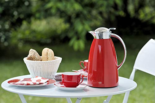 Alfi AFTF-1000S ITR Gusto Stainless Steel Tabletop Pot, 3.2 Gal (1.0 L), Italian Red