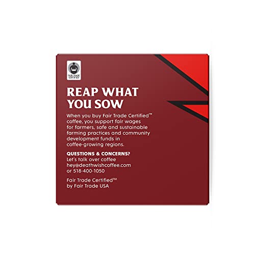  EATH WISH COFFEE - Single Serve Coffee - Extra Kick Of Caffeine - 10 Each Of Medium, Dark, And Espresso Roast - Mixed Roast Variety Pack