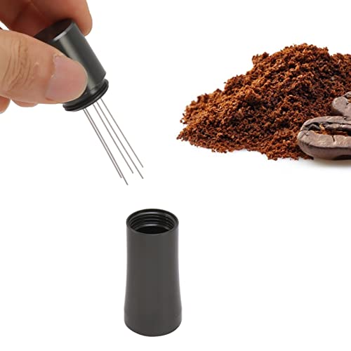  Coffee Stirrer With Needle Easy Clean Coffee Dispense Tool Comfortable Matte Finish For Home (Dark Grey)