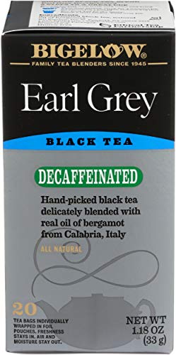 , Earl Grey Tea (Decaffeinated), 20 Count(Pack Of 1)