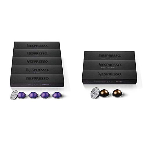  Nespresso Capsules VertuoLine, Voltesso , Mild Roast Espresso Coffee, 50 Count Coffee Pods, Brews, 10 Count (Pack Of 5), (VERTUOLINE ONLY)