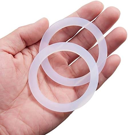  8 Pcs Replacement Spare Food Grade Silicone (Better Than Rubber) Gasket Seal Ring For Aluminium Stovetop Coffee Maker Pots Moka Express Dama Bialetti 9 Cups.
