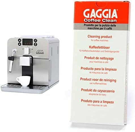 Gaggia Brera Super-Automatic Espresso Machine, Small, Black, 40 Fl Oz