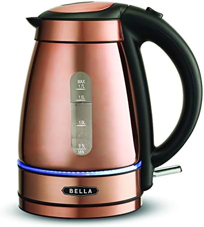 Bella (14753) 1.7 Liter Electric Tea Kettle Copper Chrome