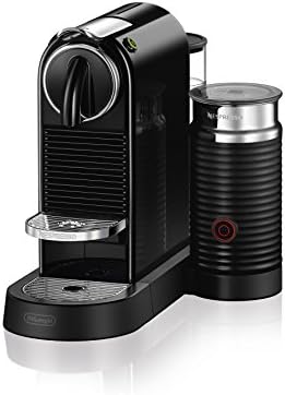 Nespresso CitiZ Coffee And Espresso Machine By De'Longhi With Milk Frother, Black