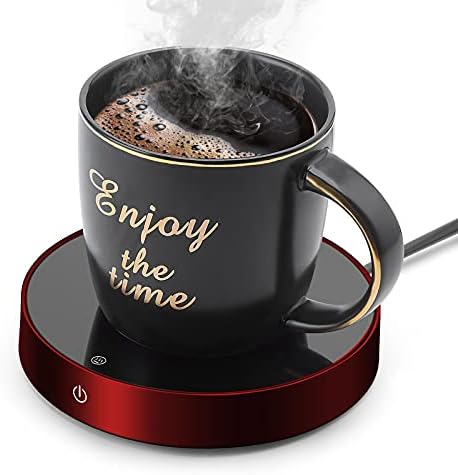  Coffee Mug Warmer And Smart Cup Warmer,Mug Warmer For Desk,Electric Beverage Warmer With 3 Temperature Settings With Auto On/Off, Auto Power-Off Protection, Candle Wax Cup Warmer Heating Plate