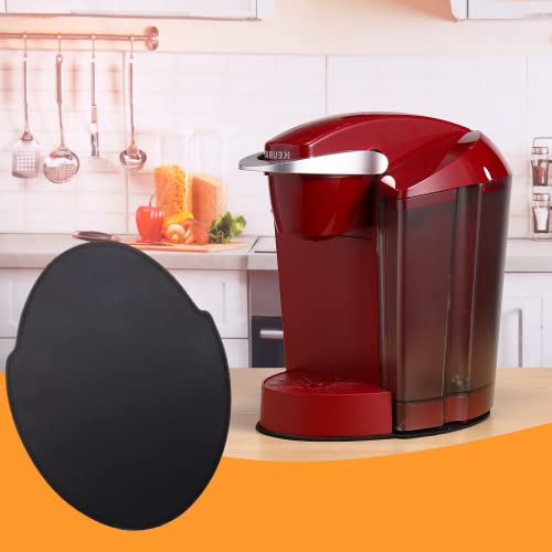  Coffee Maker Mover For Keurig K-Classic Coffee Maker,Slide Mat Sliding Mats Coffee Maker Mover Mixer Slider For Keurig Single Serve K-Cup Pod Coffee Brewer (Black)