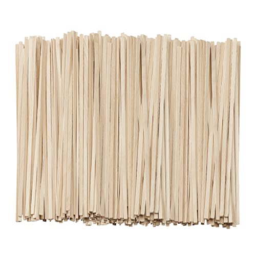  Pantry Value [1000 Count] 5 Inch Wooden Coffee Stirrers - Wood Stir Sticks