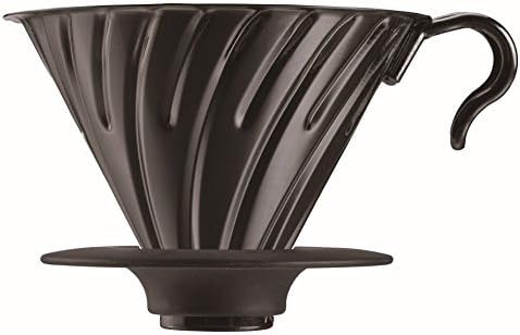 Hario V60 Metal Coffee Dripper, Size 02, Silver