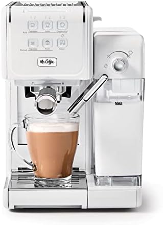 Mr. Coffee® ® One Touch CoffeeHouse+ Espresso, Cappuccino, And Latte Maker,530 Ml, Grey
