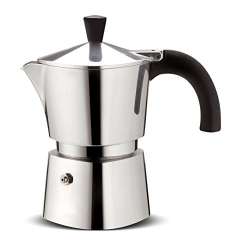  Brava Cafetiere, Aluminium, Steel 6 Cups Aluminium