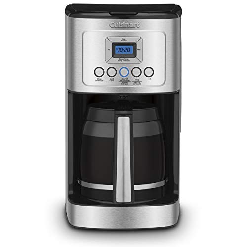 Cuisinart 14 Cup Black/Stainless Steel Permanent Filter Coffee Maker, With Timer