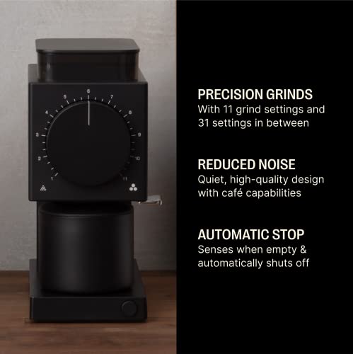  Gen 2 Ode Brew Grinder - Burr Coffee Grinder Electric - Coffee Bean Grinder With 31 Settings For Drip, French Press & Cold Brew - Small Footprint Electric Grinder - Matte Black