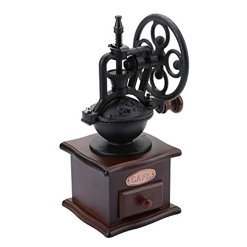  Vintage Style Manual Coffee Grinder, Manual Coffee Bean Grinder, Pepper Spice Hand Mill, Retro Design Coffee Bean Hand Grinder