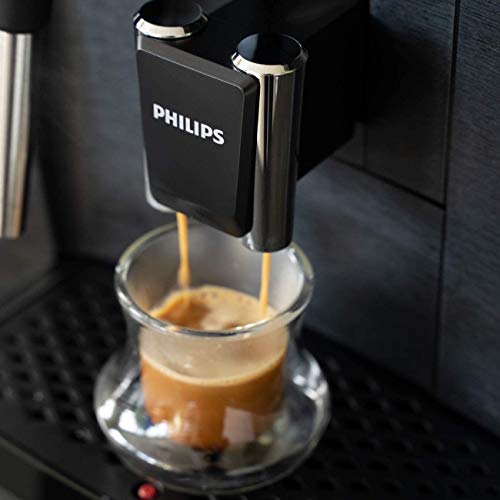 Philips Hilips 1200-Series Fully Automatic Espresso Machine W/ Milk Frother (EP1220/04) (3 Aquaclean Bundle)