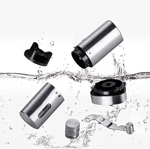 GENERIC Manual Coffee Grinder Portable, Stainless Steel Coffee Bean Grinder, Hand Grinder Coffee，Convenient And Removable Ceramic Grinding Process (MLY068)