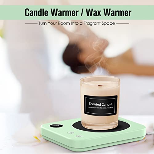  Coffee Warmer For Desk With 3-Temp Settings, Beverage Mug Warmer With Auto On/Off, Coffee Mug Warmer With Auto-Off Timer, Electric Coffee Cup Warmer With Led Digital Display, Warm Gift For Your Love