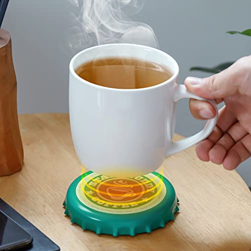  Coffee Mug Warmer,Electric Beverage Warmers For Heating Coffee, Beverage, Milk, Tea And Hot Chocolate(Green)