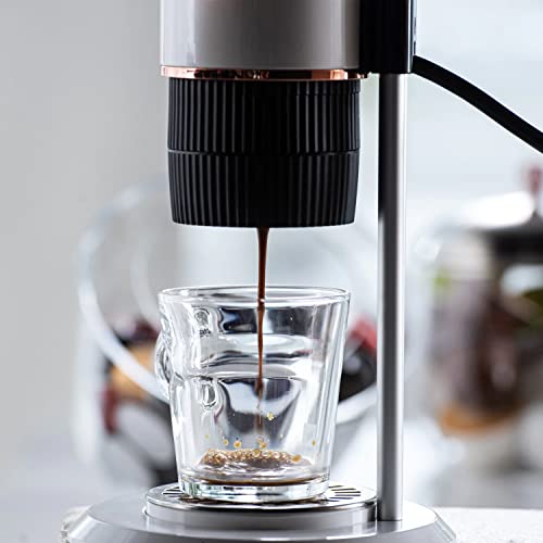  4-in-1 Espresso Coffee Machine CYC7301, 19 Bar Pressure Heating In 3 Seconds, 3 Exchangeable Cartridges For Capsule/Ground Coffee/Tea, 1500W