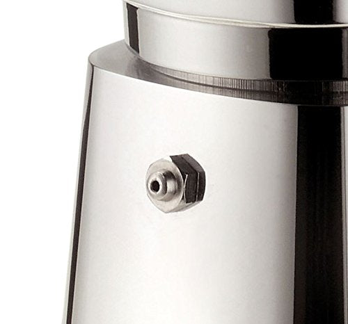  Brava Cafetiere, Aluminium, Steel 6 Cups Aluminium
