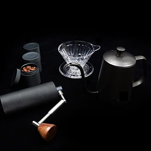  Coffee Grinder Maker Handbag Suits Utensils 6Piece Set Black Portable For Kitchen Home Trave Office