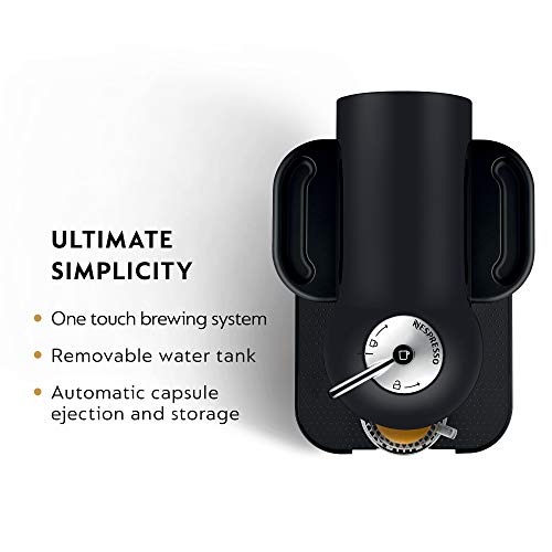 Breville Nespresso Vertuo Coffee And Espresso Machine, Matte Black & Capsules VertuoLine, Espresso Variety Pack, Medium And Dark Roast Espresso Coffee, 50 Count Coffee Pods, Brews 1.35 Ounce