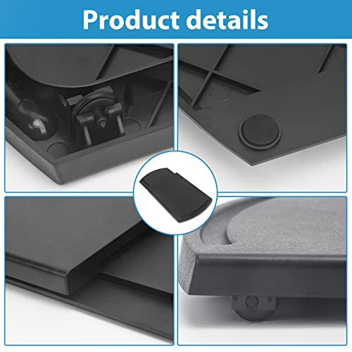  1PCS Coffee Maker Trays, Kitchen Caddy Sliding Coffee Tray Mat, 12'' Under Cabinet Appliance Coffee Maker Toaster Countertop Storage Moving Slider With Smooth Rolling Wheels