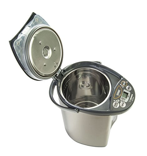  CD-WHC40XH Micom Water Boiler & Warmer, 135 Oz, Stainless Gray
