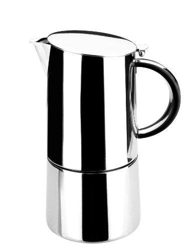  Acor Stainless Steel 10 Cups Mocha Express Coffee Pot, Silver, One Size